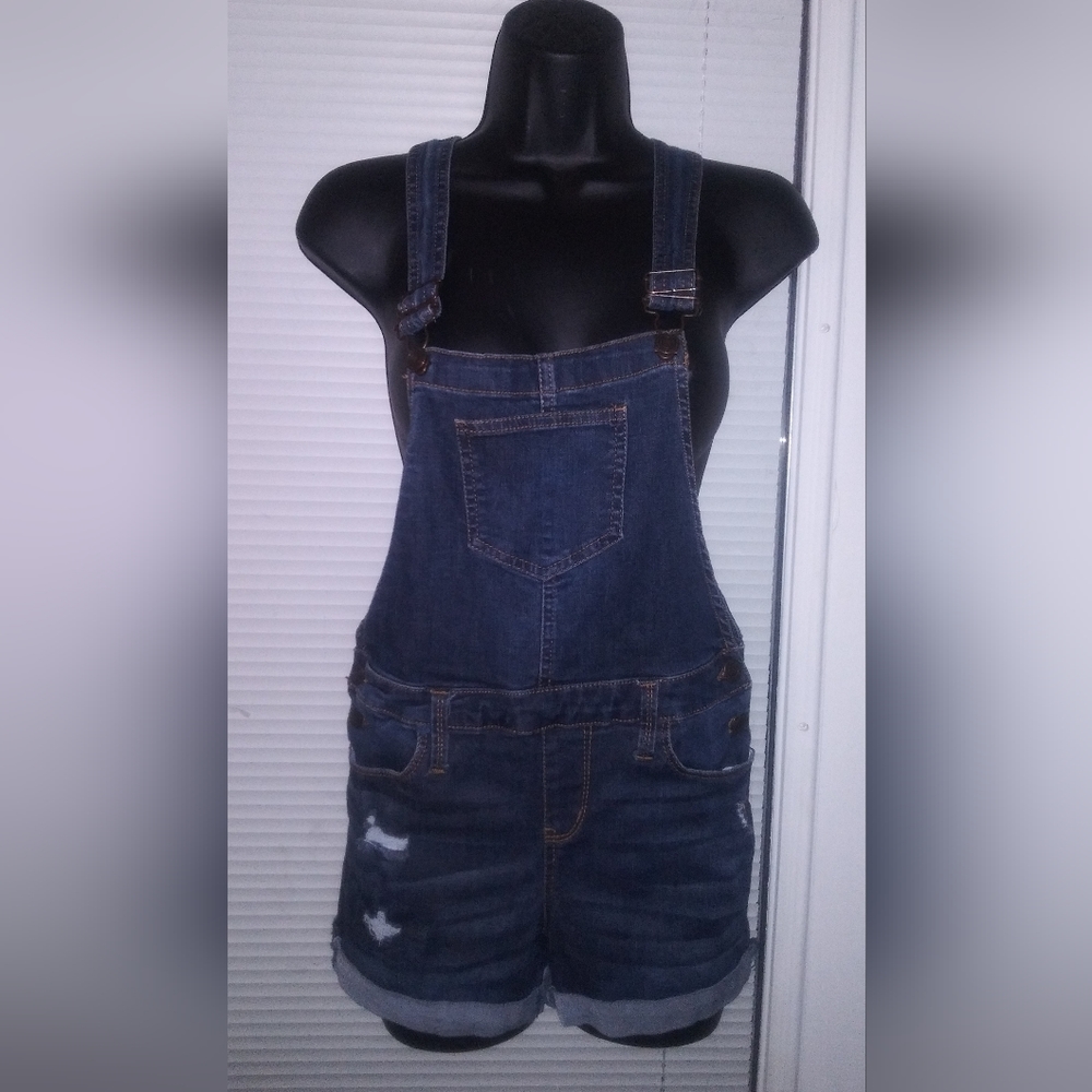 Girls SO Blue Jean  Overalls 12